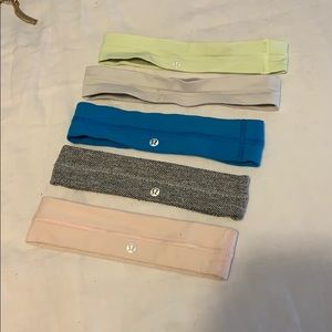 Lululemon headbands, 5 for $35!